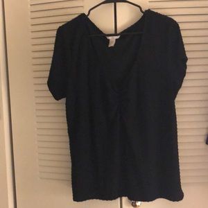 H&M black blouse
